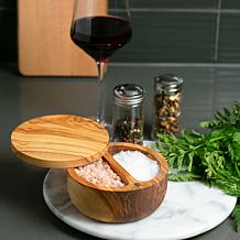 RSVP Olive Wood Salt Box