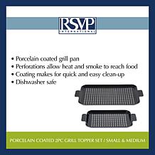 RSVP Porcelain Coated Grill Toppers - Set of 2