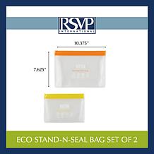RSVP Set of 2 Eco Stand 'N Seal Bags