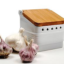 RSVP Stoneware Garlic Keeper
