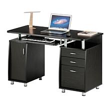 RTA Products Techni Mobili Complete Workstation Computer Desk