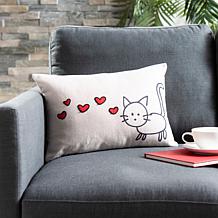 Safavieh 12" x 18" Kitty Love Pillow