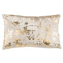 Safavieh 12" x 20" Edmee Metallic Pillow