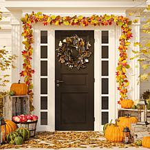 Safavieh 32" Faux Eucalyptus & Lotus Wreath