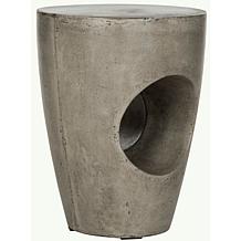 Safavieh Aishi Concrete Accent Table - Gray