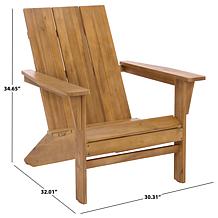 Safavieh Alton Adirondack Chair 30.31" x 32.01" x 34.65"