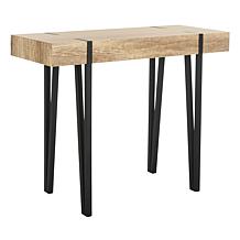 Safavieh Alyssa Mid-Century Rustic Rectangular Wood-Top Console Table