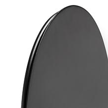 Safavieh Aura 24" Matte Black Iron Mirror