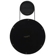 Safavieh Aura 24" Matte Black Iron Mirror