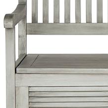Safavieh Brisbane Storage Bench - Ash Gray  Finish