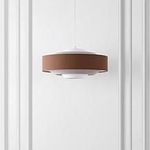 Safavieh Collelo 20" Extendable Brown Beige Pendant