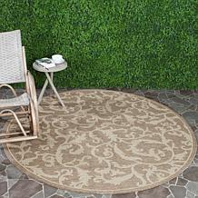 Safavieh Courtyard Gillian 5'3" x 5'3" Round Rug