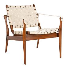 Safavieh Couture Dilan Leather Safari Chair