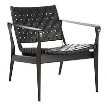 Safavieh Couture Dilan Leather Safari Chair