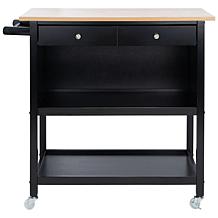 Safavieh Daley 2-Drawer 3-Shelf Kitchen Cart