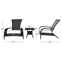 Safavieh Edna 3-Piece Lounge Set
