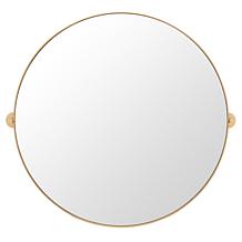 Safavieh Eldia 36" Silver Metal and Glass Mirror