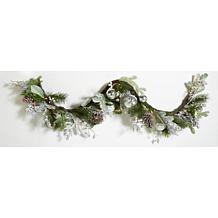 Safavieh Faux 28" Snowy Pine Garland