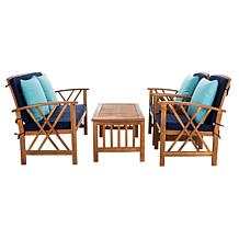 Safavieh Fontana 4-piece Outdoor Living Set