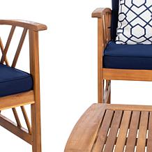 Safavieh Fontana 4-piece Outdoor Living Set