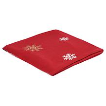 Safavieh Frosty Wish Throw Blanket in Red