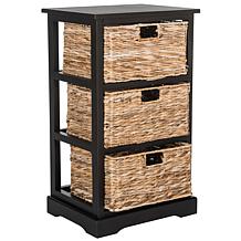 Safavieh Halle 3 Wicker Basket Storage Side Table