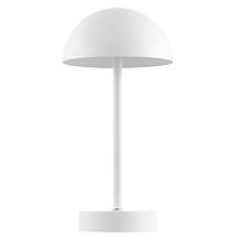 Safavieh Helene 12" White Iron Rechargeable LED Table Lamp