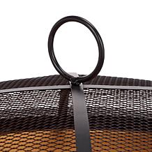 Safavieh Jamaica Fire Pit with Screen, Grate and Poker