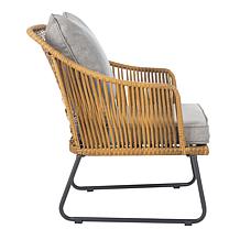 Safavieh Jensen 3-Piece Lounge Set - Brown, Grey