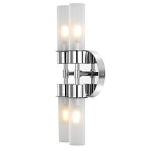 Safavieh Joli 4-Light Chrome Wall Sconce 6 x 4.25 x 17"