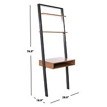 Safavieh Kamy 2-Shelf Leaning Desk