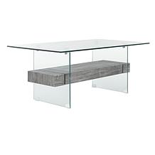 Safavieh Kayley Modern Rectangular Glass Coffee Table