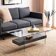 Safavieh Kayley Modern Rectangular Glass Coffee Table
