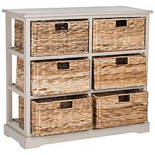 Safavieh Keenan 6 Wicker Basket Storage Chest
