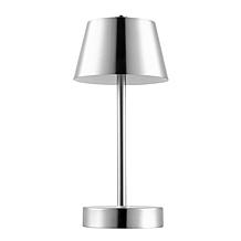 Safavieh Laita Rechargeable LED Table Lamp, Nickel, 11"H