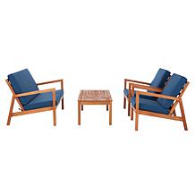 Safavieh Larence 4-piece Outdoor Living Set