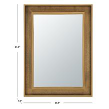 Safavieh Lavanya 23.5" Antique Brass Mirror