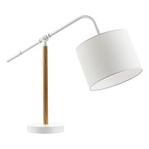 Safavieh Loryn 23.5" White and Natural Metal Table Lamp
