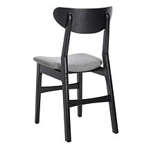 Safavieh Lucca Retro Black Dining Chair 2-pack