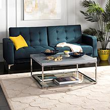 Safavieh Malone High-Gloss Coffee Table - Chrome Finish