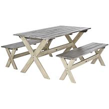 Safavieh Marina 3-piece Picnic Table Set