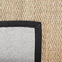 Safavieh Natural Fiber Casey 6' x 9' Seagrass Area Rug - Black  