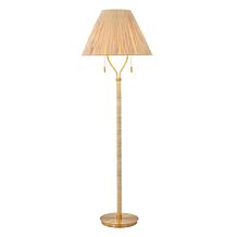 Safavieh Nola Floor Lamp with Metal & Rattan Body