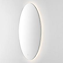 Safavieh Nolan 24" White Aluminum LED Mirror