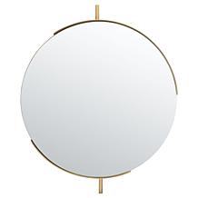 Safavieh Orford 30" Brass Iron Glass Mirror