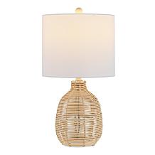 Safavieh Oroya 23" Off White Rattan Table Lamp