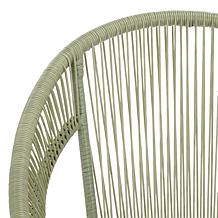 Safavieh Otto 3-Piece Outdoor Set with Metal and Rattan