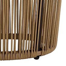 Safavieh Otto 3-Piece Outdoor Set with Metal and Rattan