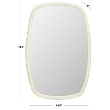 Safavieh Raelee 24" x 36" Aluminium & Mirror Wall Mirror