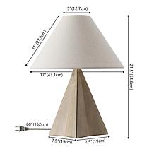 Safavieh Renzo Gold Resin Table Lamp 17" x 17" x 21.5"